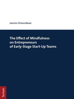 cover image of The Effect of Mindfulness on Entrepreneurs of Early-Stage Start-Up Teams